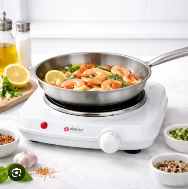 Glass Top Single Ceramic Hotplate - Alpina Appliances